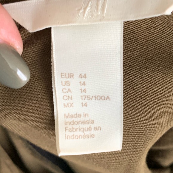 H&M Dark Green Dress - Picture 4 of 7